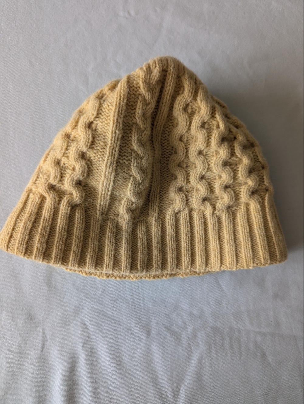 Patagonia Coastal Cable Beanie In Yellow - Picture 2 of 7